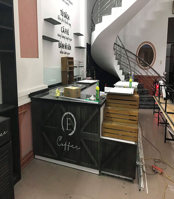 Quầy Bar Trung Nguyên E coffee